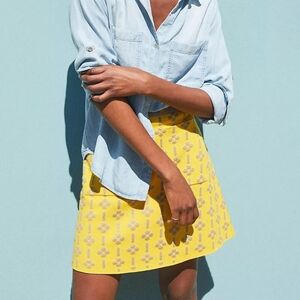 Anthropologie Maeve Quant Knit Skirt